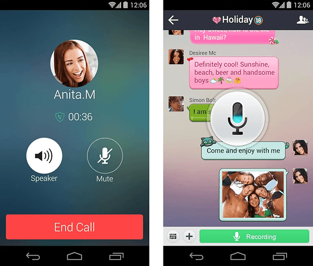 didi free calls free texts screenshot