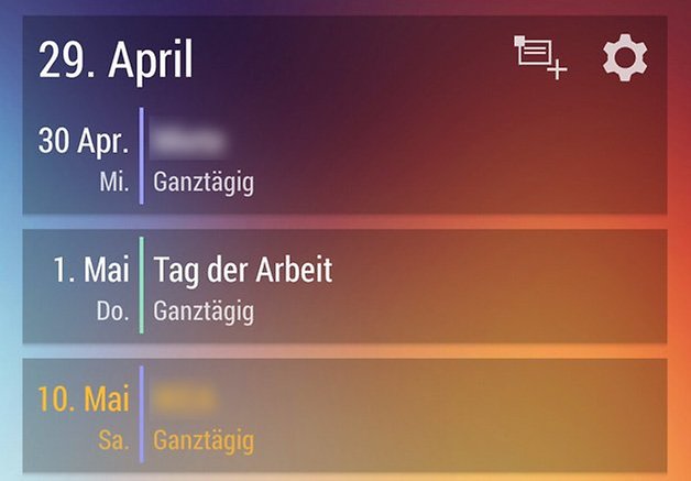 event flow calendar widget agenda