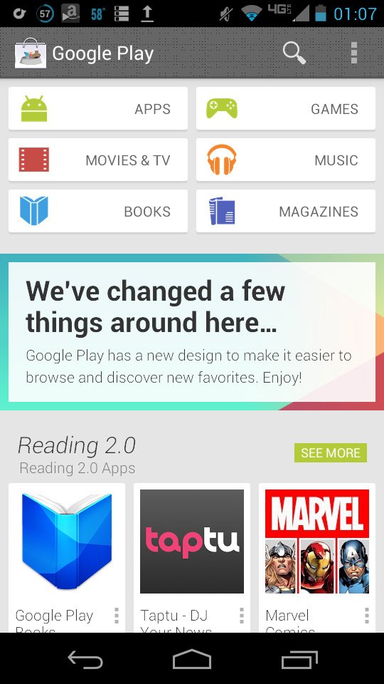google play store design youtube