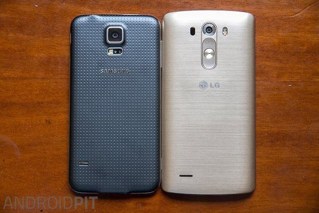 lg g3 hands on comparison galaxy s5 back