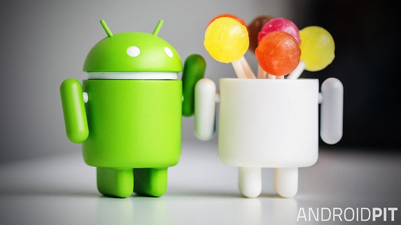 android bugdroid lollipop hero