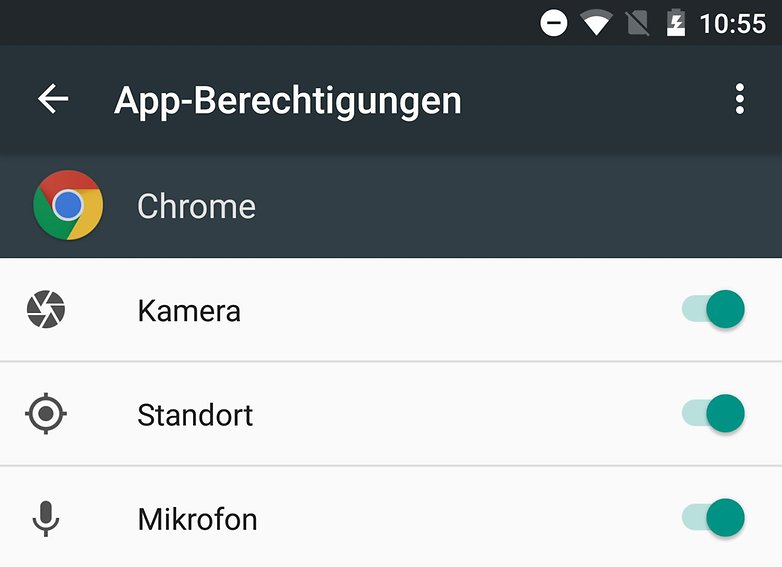 android m app berechtigungen