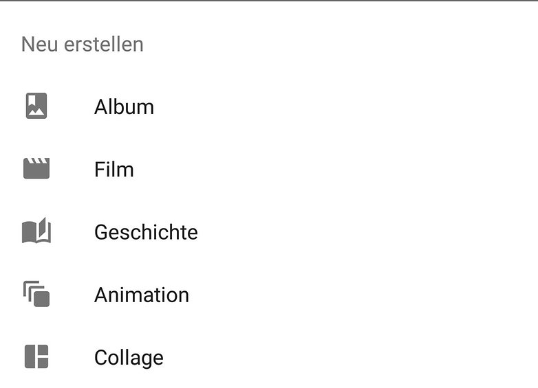 google photos neu erstellen