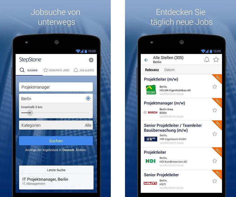 stepstone job app