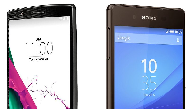 Test comparatif LG G4 vs Sony Xperia Z3+