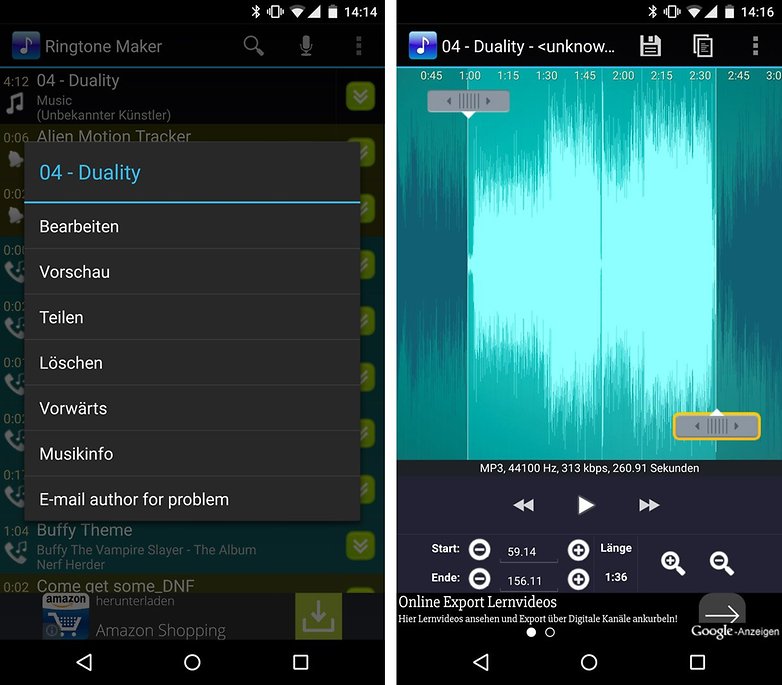 ringtone maker mp3 klingelton bearbeiten