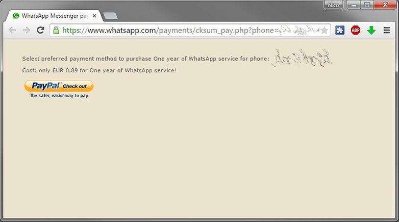 whatsapp bezahlen web paypal