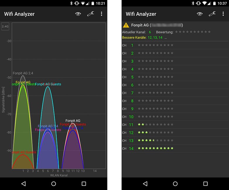 wifi analyzer wlan signal