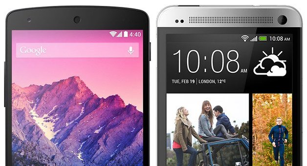 nexus 5 htc one m7