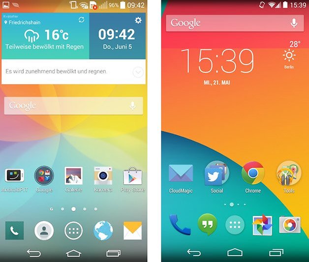 optimus ui nexus 5 stock homescreen
