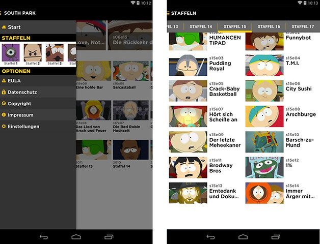 south park android screenshots