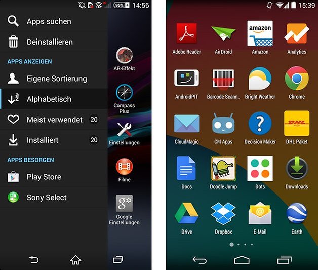 xperia ui nexus 5 stock app drawer