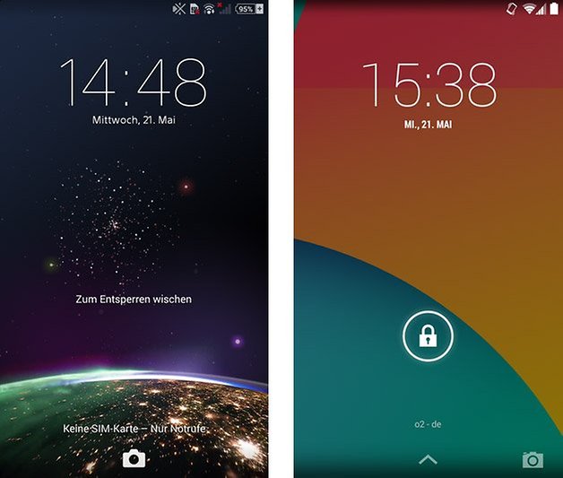 xperia ui nexus 5 stock lockscreen