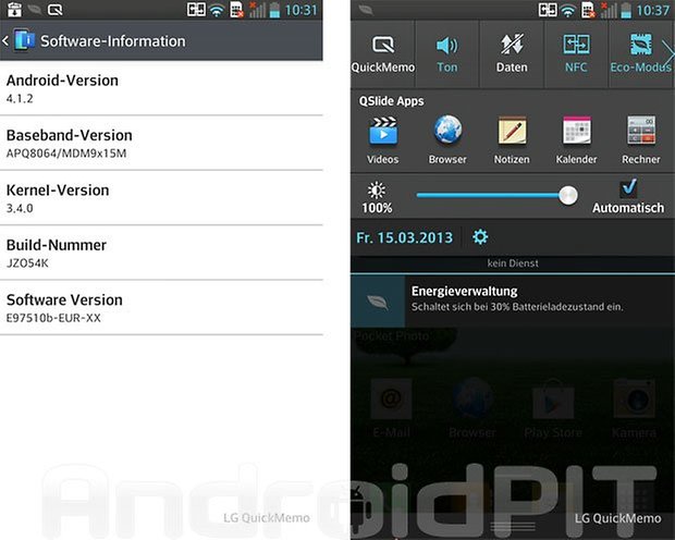 lg optimus g screens 1