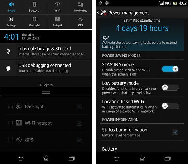 xperia z android update 13