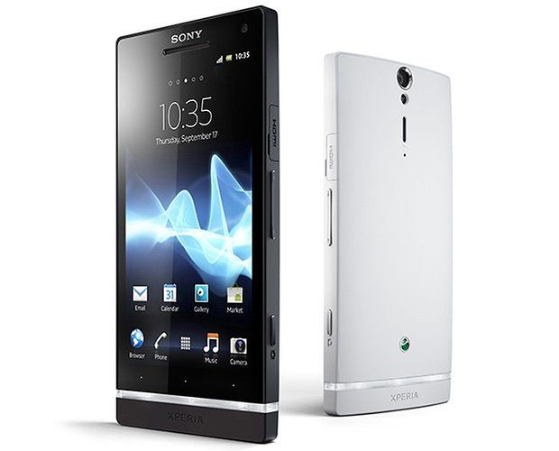 Sony Xperia S black white