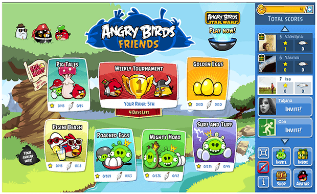 angry birds friends