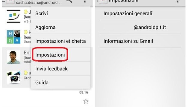 Come cambiare la firma nella posta elettronica del vostro Android