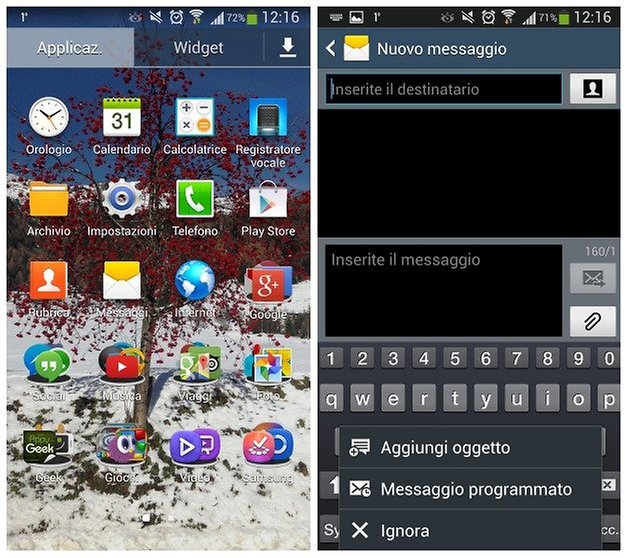 messaggi programmati