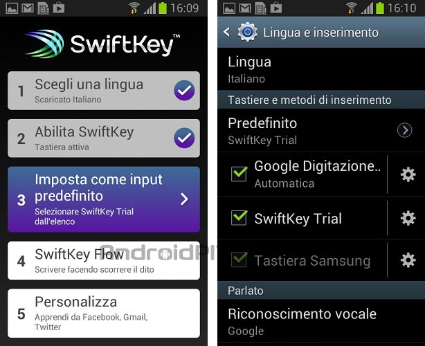 installare tastiera android
