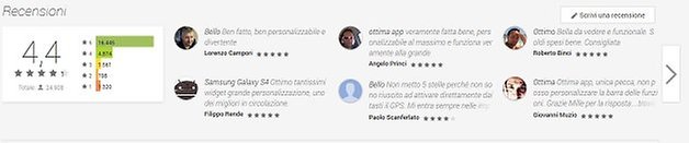 recensioni play store