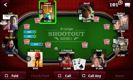 1 On 1 Poker App