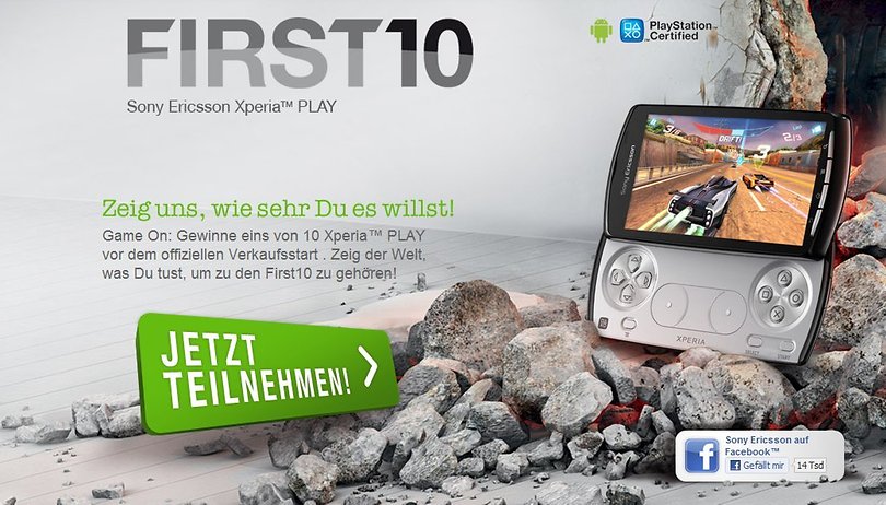 10 Sony Ericsson Xperia Play zu gewinnen – SE startet First10 Gewinnspiel
