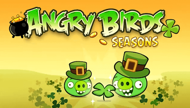 Neue Level für Angry Birds - St. Patricks Day „Edition“ kommt morgen - UPDATE: Neue Level im Market erhältlich
