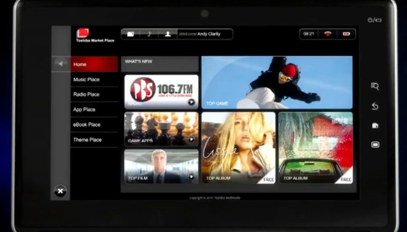 Toshiba Folio Android Tablet - Marketplace Promo-Video
