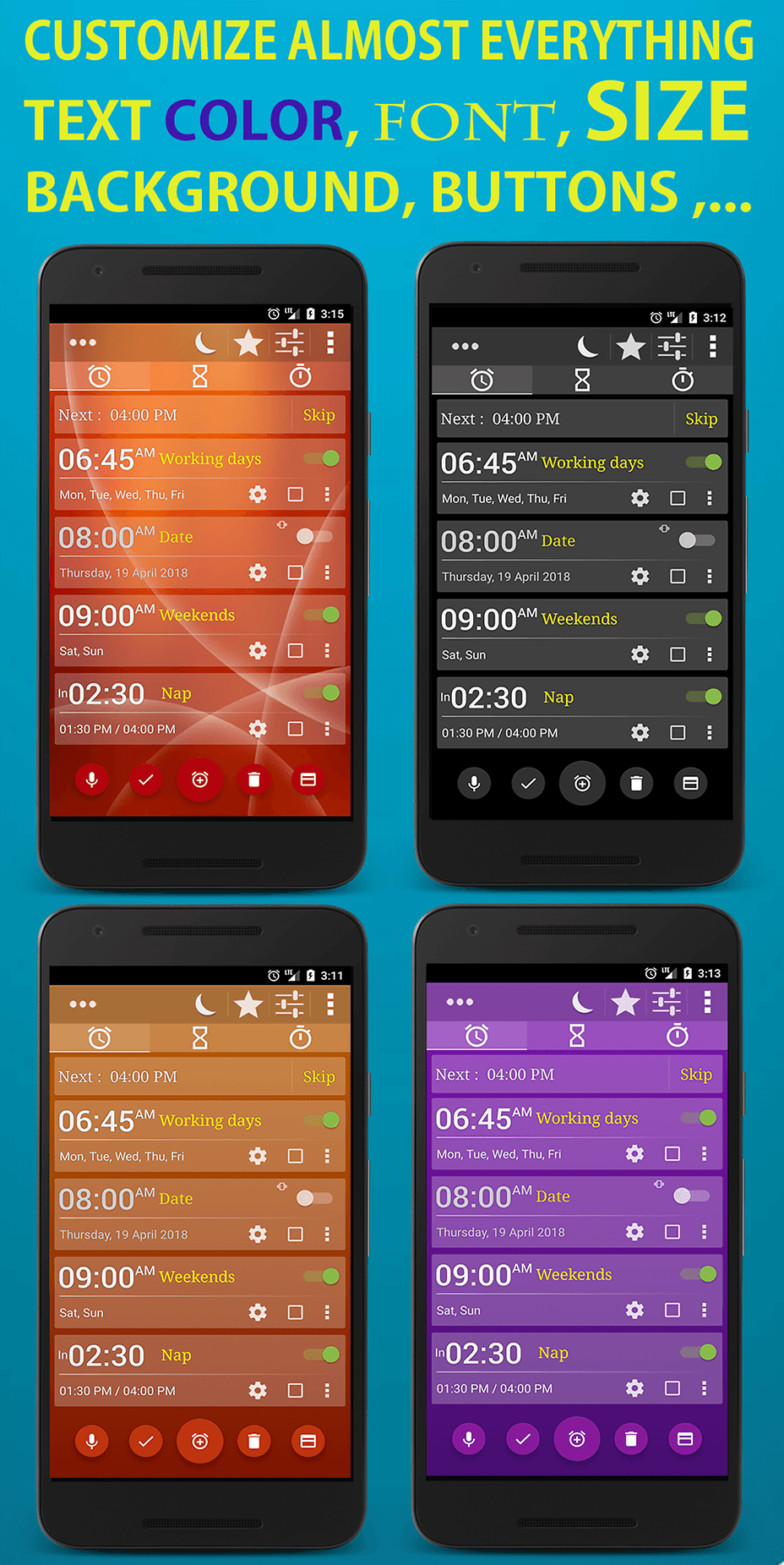 alarm clock app