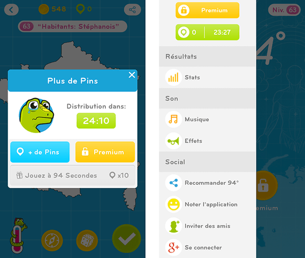 94 degres jeu android 4