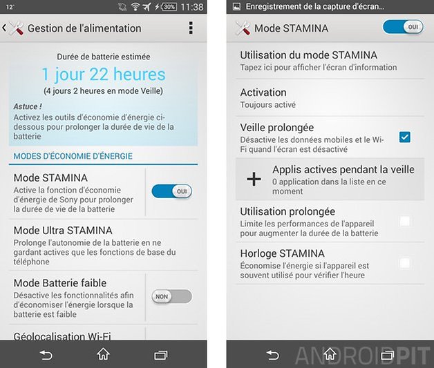 sony xperia z3 compact meilleures astuces mode stamina