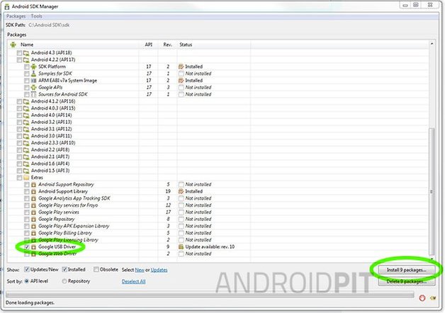 adb fastboot drivers sdk android