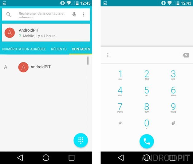 android l nexus 5 contacts