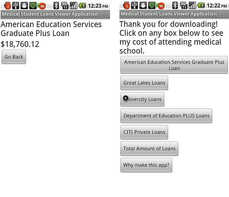 applications android les plus cheres med loan