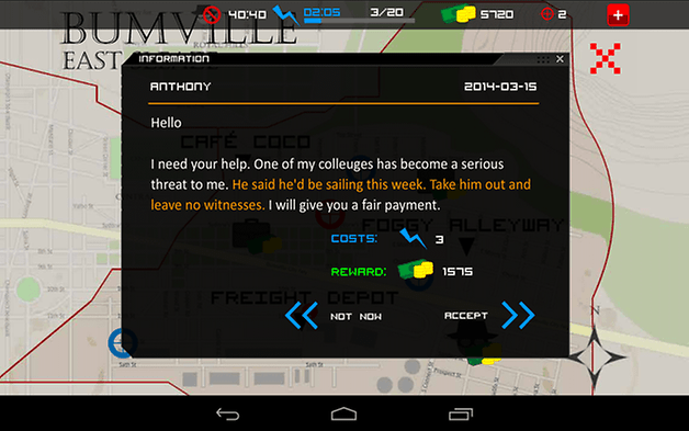 clear vision 3 android jeu test mission