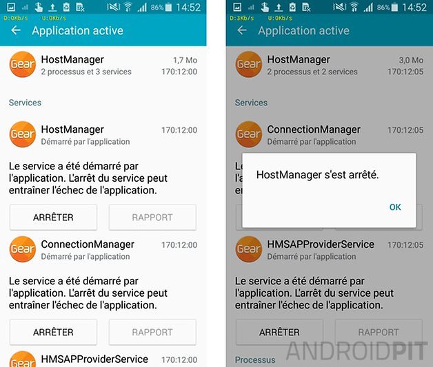 comment quitter application samsung 3