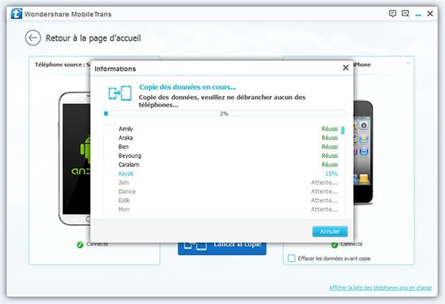 comment transferer fichiers iphone android wondershare 1