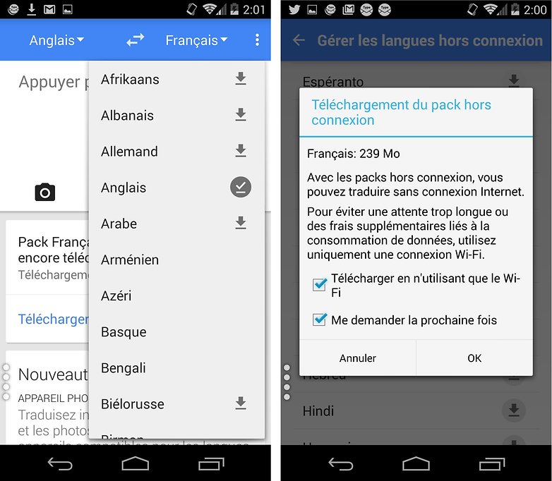 comment utiliser les google apps hors connexion traduction 1