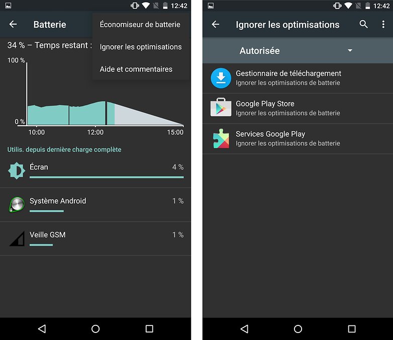 comparatif android m vs android lollipop batterie