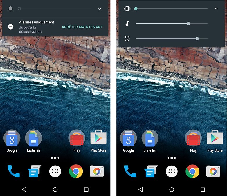 comparatif android m vs android lollipop volume