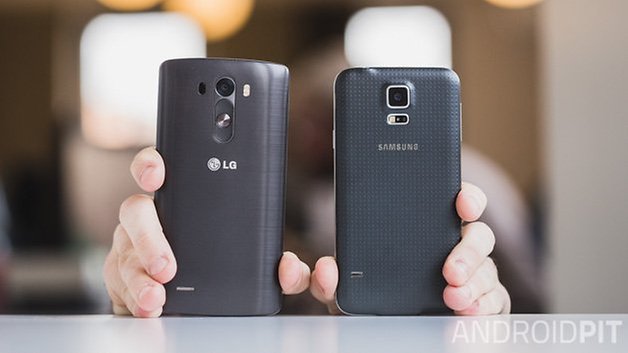 comparatif galaxy s5 lg g3 back