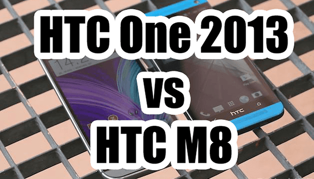 Comparatif HTC One vs HTC One M8 : le meilleur de HTC
