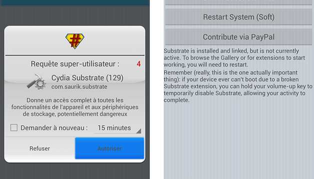 Comment installer Cydia Substrate sur Android