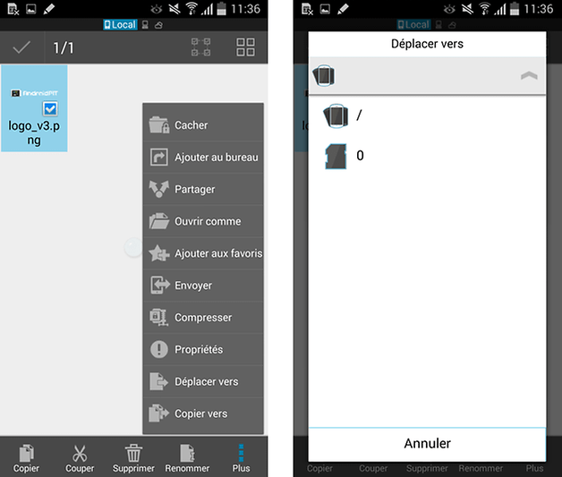 deplacer carte sd android 2