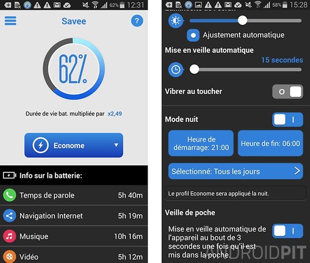 doubler autonomie batterie savee parametres