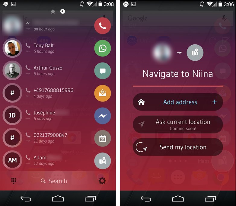 drupe revolution contact android 3E
