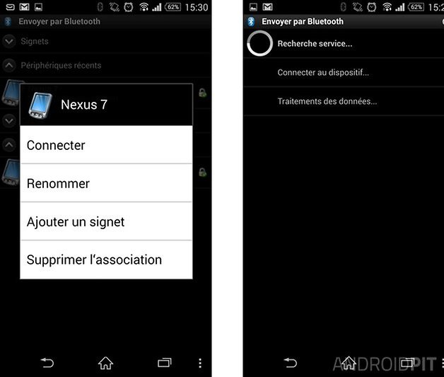 envoyer application bluetooth 5