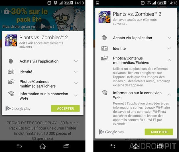 facebook messenger autorisations android 2
