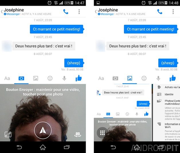 facebook messenger autorisations android 3